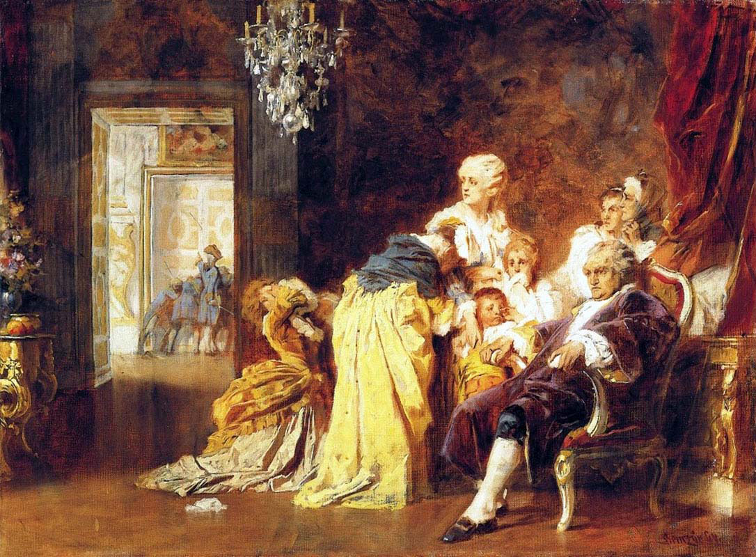 Lajos XVI and his Family During the Siege of Versailles